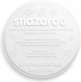 SNAZAROO Farba na tvár Biela 75ml