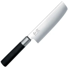 KAI WASABI BLACK Nakiri 16,5 cm / Nôž Nakiri / Oceľ 6A/1K6 / 58 HRC / PP rukoväť (KAI WA6716N)