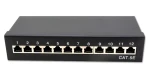 Xtendlan 10" 12 portov čierny / Patch panel / Cat5e / STP / 1U / LSA (PP0-12C5E-LSA-G)
