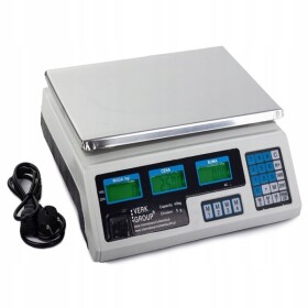 Verk 17075 Digitálna stolná váha 40kg/5g biela