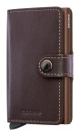 Kožená mini peňaženka Secrid Miniwallet Original Chocolate