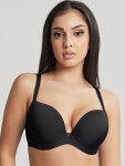 Vystužená podprsenka Cleo Faith Moulded Plunge noir 10666 80GG