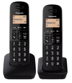 Panasonic KX-TGB612FXB Twinpack čierna / Bezdrôtový telefón / 2 slúchadlá (KX-TGB612FXB)