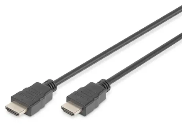 Digitus HDMI typ A pozlátené kontakty / HDMI kábel / M/M / 3 m / High Speed Ethernet (AK-330114-030-S)