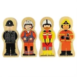 Bigjigs Toys Drevené puzzle profesie
