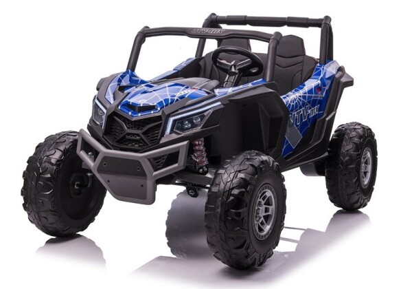 Mamido Detské elektrické auto Buggy UTV-MX 4x4 LCD MP4 Spider lakované modré