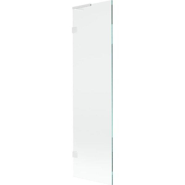 MEXEN/S - Lunar L vaňová zástena FIX 50 x 150, transparent, biela 897L-050-000-20-00