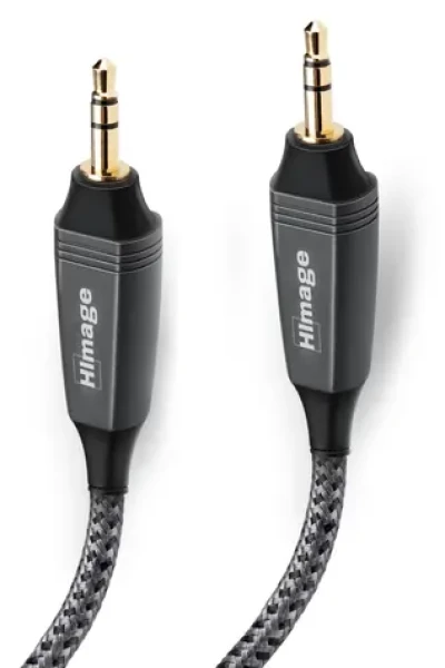HImage Jack 3,5 mm (M) - jack 3,5 mm (M) 1,5 m šedá / Audio kábel / Stereo