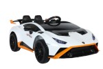 Mamido Detské elektrické autíčko Lamborghini Huracán STO biele