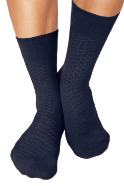 Pánske ponožky 004 04 - NOVITI tmavě modrá 39/42