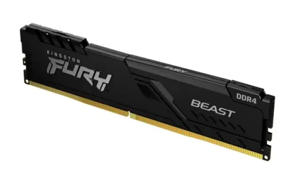 Kingston FURY Beast Black 16GB (1x 16GB) DDR4 3200MHz / CL16 / DIMM / 1.35V / Non-ECC / Un-Registered (KF432C16BB/16)