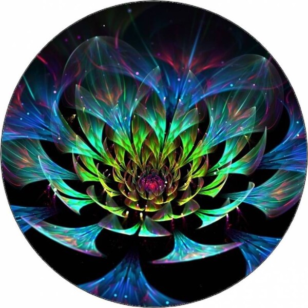 Jedlý papier mandala kaleidoskop 19,5 cm - Pictu Hap - Pictu Hap