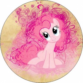 Jedlý papier My little pony ružový poník 19,5 cm - Pictu Hap - Pictu Hap