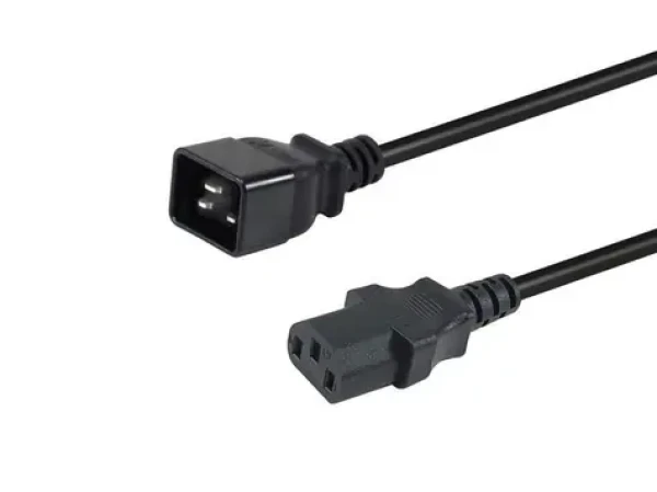 Equip C20-C13 čierna / Napájací kábel / 1,8 m / 250 V / 16 A / max. 3500 W (112140)