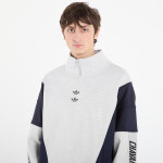 Mikina adidas Chavarria Watsonville Mockneck Jumper Light Grey Heather/ Legend Ink L