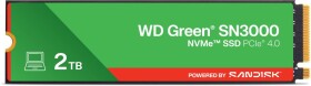 WD disk SSD WD Green SN3000 2TB M2 NVMe WDS200T4G0E