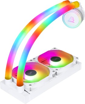 SilentiumPC Blackstorm Luna PC240MM ARGB liquid cooling system, white