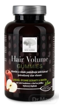 NEW NORDIC Hair volume gummies vegan 60 ks