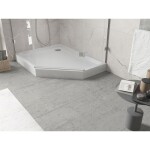 MEXEN - Flow+ päťboká sprchová vanička ľavá 100 x 80, biela lesk 46P108010LH