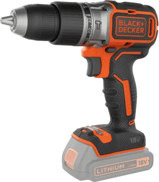 BlackDecker BL188N / Aku Príklepová vŕtačka / 18V / 13mm skľučovadlo / 1650 ot-min / 28.050 príklepov-min / bez Aku (BL188N)