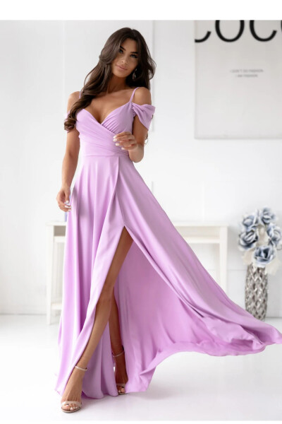 Dlhé šaty 209873 lila - With You 46