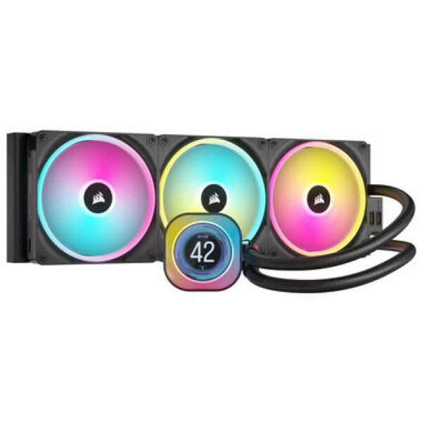 Corsair iCUE LINK H170i RGB LCD čierna / 3 x 140mm / 400-2000 RPM / 82.5CFM / Intel + AMD (CW-9061009-WW)