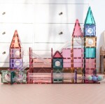 Connetix Connetix Tiles - Magnetická Stavebnica Pastelová Guličková Dráha 106 ks