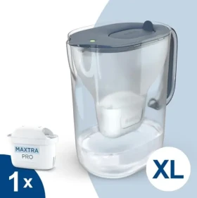 Brita Style Essential XL modrá / Filtračná kanvica na vodu / 3,6 l / filter Maxtra Pro Pure Performance (1058043)