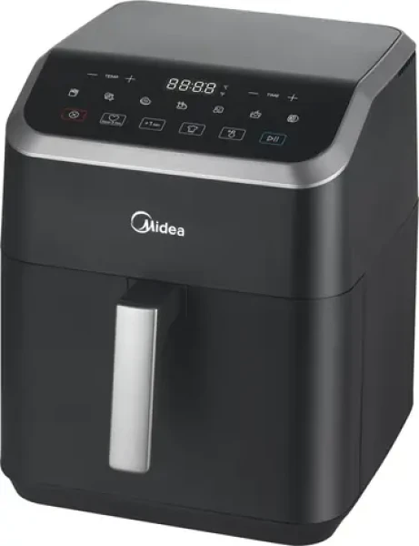 Midea MAD55000ADK čierna / Teplovzdušná fritéza / 1900 W / objem 5.5 l (MAD55000ADK)
