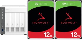 Qnap TS-433-4G + 2x Seagate IronWolf 12TB (ST12000VN0008)