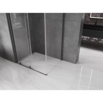 MEXEN/S - Velár sprchovací kút, posuvné dvere 130 x 100, transparent, grafit metal 871-130-100-01-95