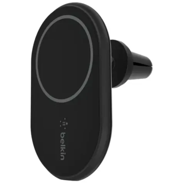 Belkin MagSafe Magnetic Wireless Car Charger 10W čierna / bezdrôtový nabíjací držiak / 10W MagSafe nabíjanie (WIC004btBK)
