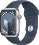 Apple Watch 9 41mm GPS Silver Alu Sport M/L Modrý