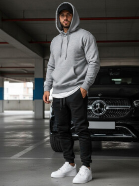 Pánske čierne tepláky FashionStreet UX2395 L