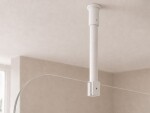 CERANO - Sprchová zástena Walk-in Orbis Top Round Ľ/P - 8 mm - okrúhla vzpera - biela matná, transparentné sklo - 120x200 CER-682570