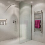 KERRA - Sprchová stena Grace 100 BL, walk-in sprchovací kút, chróm 5907548123909