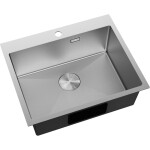 MEXEN - Solix oceľový drez 1-bowl 600 x 500 mm, nerez HC 6408601000-01HC