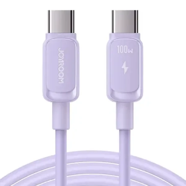 Joyroom S-CC100A14 Nabíjací kábel USB-C(M) - USB-C(M) 100W 1.2m fialová (S-CC100A14 1.2m-Purp)
