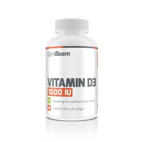 Gymbeam vitamin d3 1000 iu bez prichute 60cps