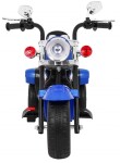 Mamido Detská elektrická motorka Chopper modrá