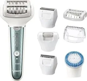 Panasonic ES-EL8C-G503 bielo-modrá / epilátor / 3 režimy / vodeodolný / 30 minút / 60 pinziet (ES-EL8C-G503)
