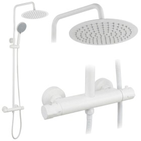 REA - Sprchová sada bez výtoku s termostatom Lungo White REA-P6731