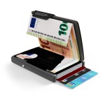 Kožená mini peňaženka Mondraghi One Black