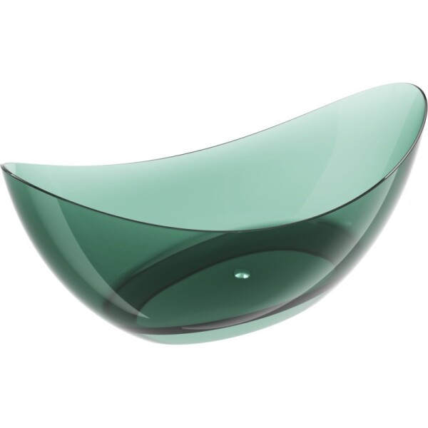 MEXEN - Vea teal voľne stojaca vaňa transparentna 180 x 80, korok chróm 58091808011