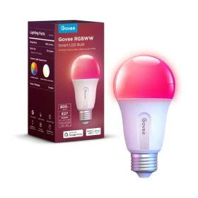 Govee SMART žiarovka RGBWW 9W-60W 800lm E27 Long Life / 6500 K / 800 lm / 25000h / RGB (H6004CC1)