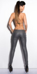 Sexy KouCla pants in leatherlook with studs red