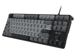 Fury Kanabo K2 čierno-šedá / Mechanická herná klávesnica / US layout / USB / LED podsvietenie / 80% (NFU-2386)