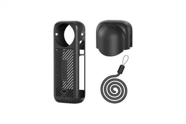 Insta360 X4 / Silikónový chránič a chránič objektívu (čierny) (1INST646)