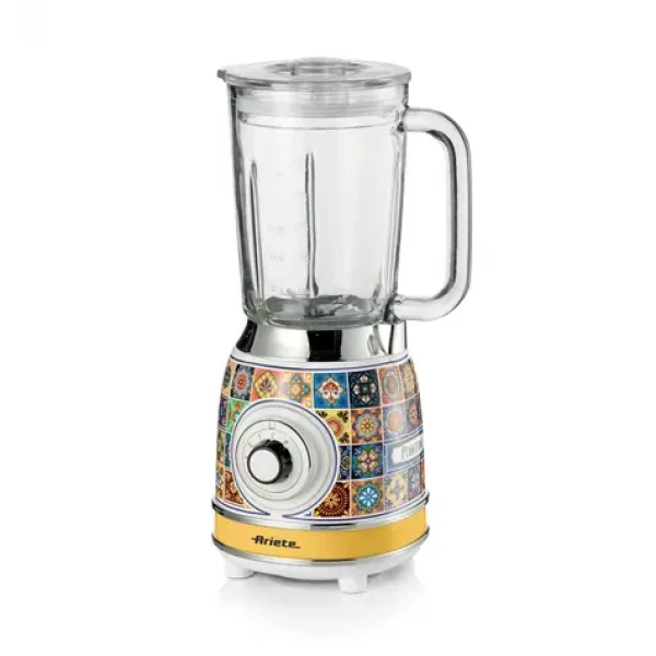 Ariete 0583PO Positano viacfarebná / Sklenený stolný mixér / 1000 W / 1,5 l / 4 rýchlosti + pulz (0583PO)