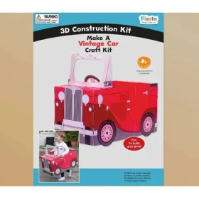 Fiesta Crafts 3D skladačka Vintage auto červená